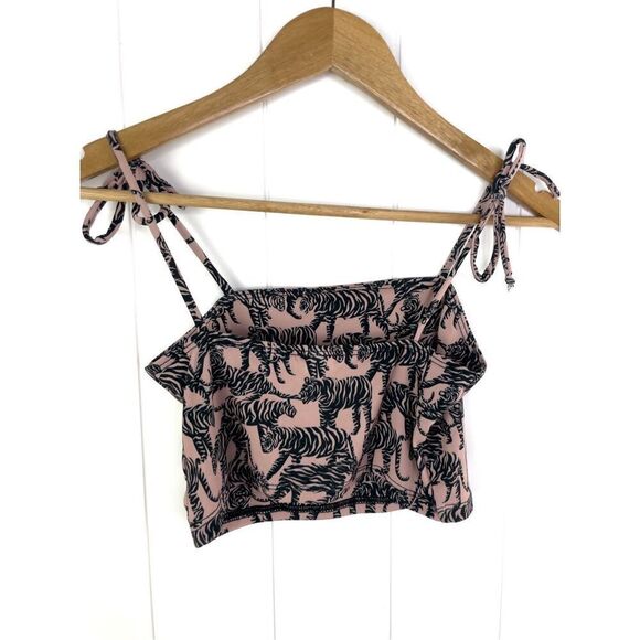 FP Movement X Onzie Take Me Away Tiger Crop Top Free People Size S/M - Picture 11 of 11